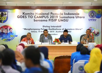 FISIP–KNPI Gelar Dialog Interaktif Menghempang Radikalisme WR III UMSU: Jangan Menyendiri, Perkuat Komunikasi