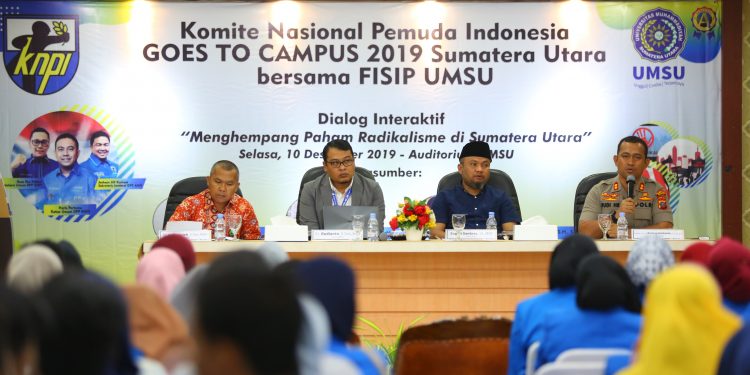 FISIP–KNPI Gelar Dialog Interaktif Menghempang Radikalisme WR III UMSU: Jangan Menyendiri, Perkuat Komunikasi