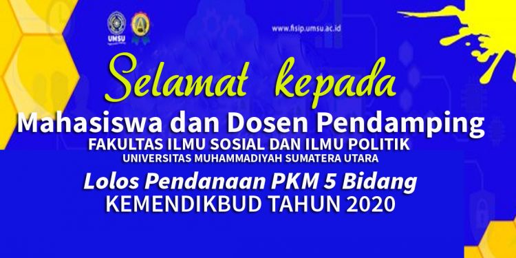 Di Tengah Pandemi Covid, 6 Mahasiswa FISIP UMSU Lolos PKM Tingkat Nasional
