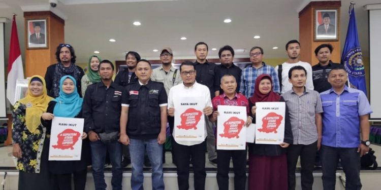 FISIP UMSU-PFI-ACT Sumut Gelar Pameran Foto dan Diskusi Peduli Lombok
