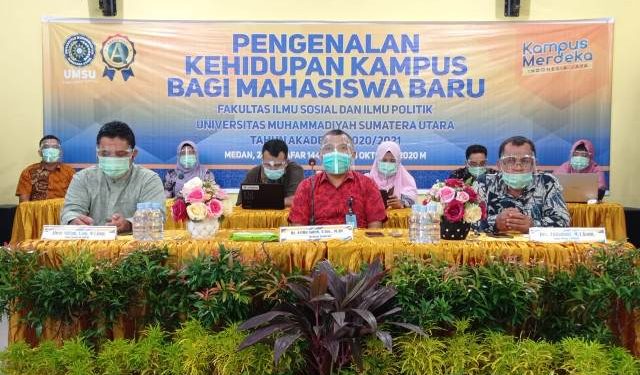 285 Mahasiswa Baru IKO FISIP UMSU Ikuti PKKMB Virtual